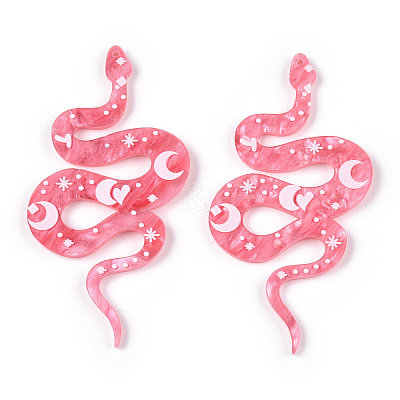 Printed Acrylic Big Pendants LS-FEST-PW0001-037D-1