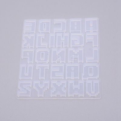 Aalphabet Silicone Molds DIY-WH0181-47-1