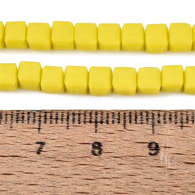 Opaque Frosted Glass Beads Strands GLAA-N072-01A-B03-1