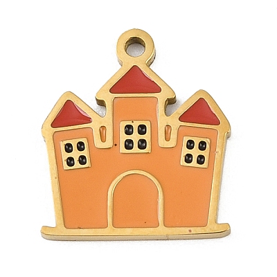 304 Stainless Steel Enamel Charms FIND-I068-02G-01-1