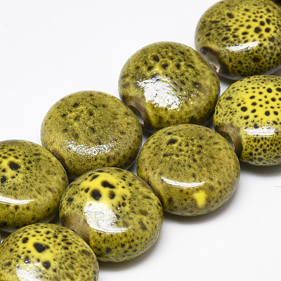 Handmade Porcelain Beads PORC-S496-F-14mm-1