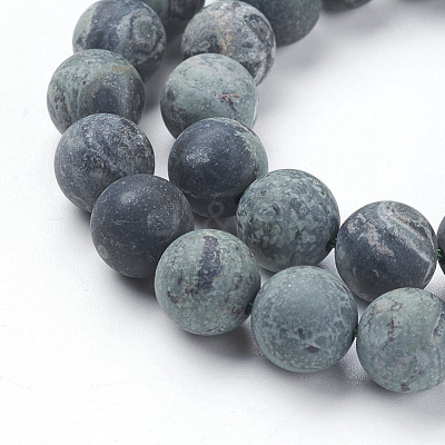 Natural Kambaba Jasper Beads Strands G-P430-02-D-1