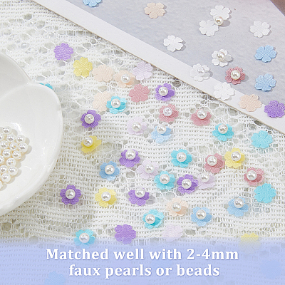 16Bags 8 Colors  Polyester Ornament Accessories DIY-FH0006-79-1