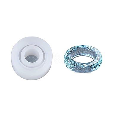 Transparent DIY Ring Silicone Molds DIY-WH0128-03B-1