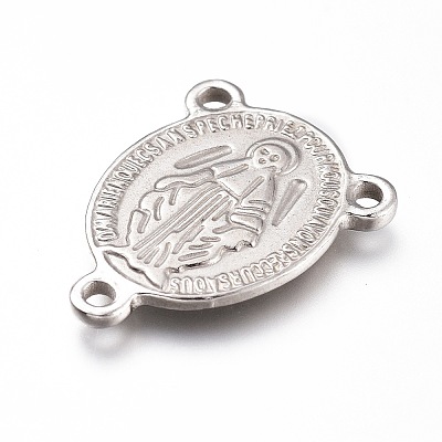Tarnish Resistant 201 Stainless Steel Chandelier Component Links STAS-Z019-28P-1