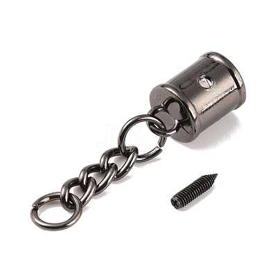 Zinc Alloy Cord Ends FIND-WH0120-45B-1