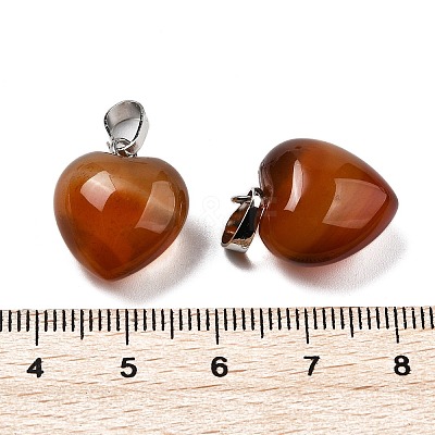 Natural Carnelian Pendants G-J386-H19-P-1