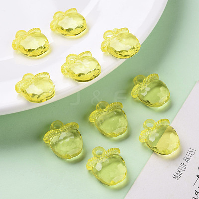 Transparent Acrylic Pendants TACR-S154-28B-85-1