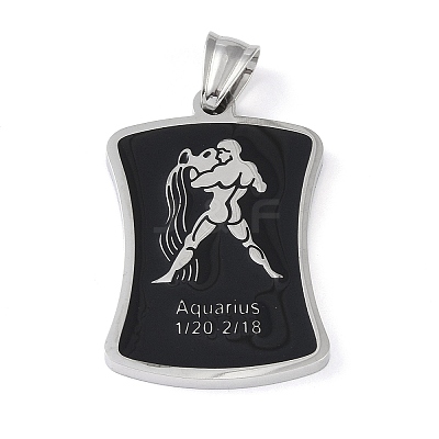 304 Stainless Steel Pendants STAS-O008-01A-1