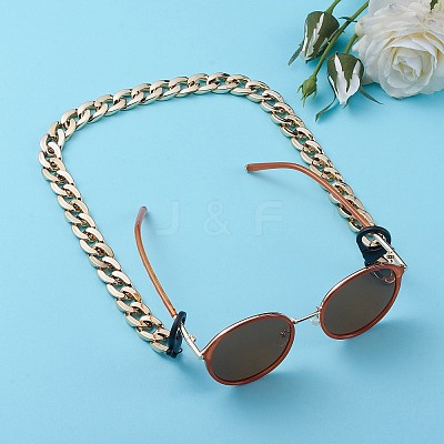Personalized CCB Plastic Curb Chain Necklaces NJEW-JN02881-01-1