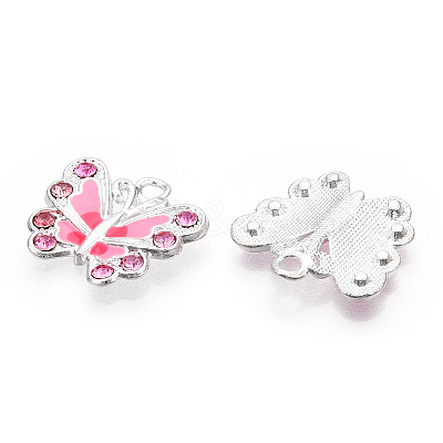 Alloy Enamel Pendants FIND-WH0417-27F-1
