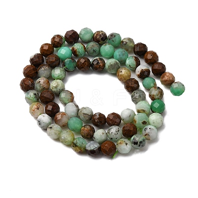 Natural Serpentine Beads Strands G-RM250101-D8-6mm-1