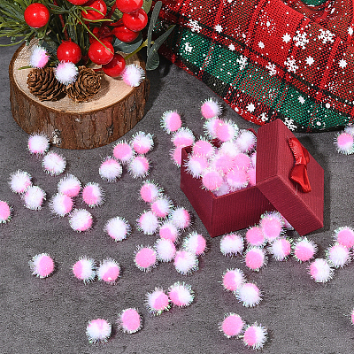 100Pcs Polyester Pom Pom Ball DIY-SC0031-43A-1
