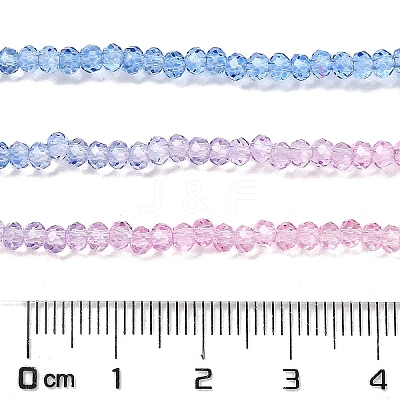 Transparent Painted Glass Beads Strands DGLA-A034-T2mm-A08-1