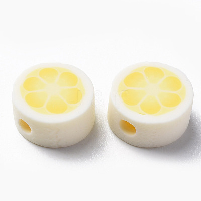 Handmade Polymer Clay Beads CLAY-T020-14C-1