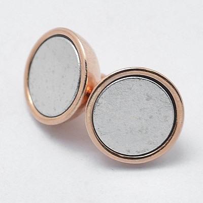 925 Sterling Silver Magnetic Clasps STER-F037-098-8mm-1