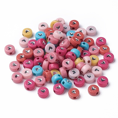 Opaque Acrylic Beads PACR-N006-50-B02-1