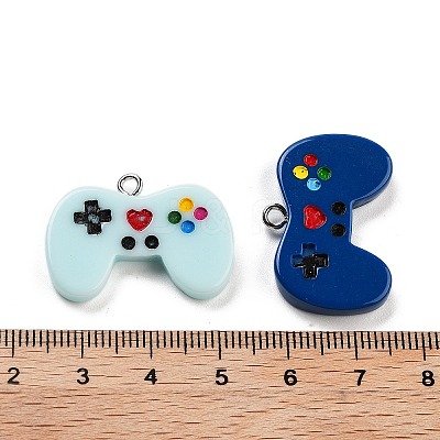 Opaque Resin Pendants RESI-G101-05-1