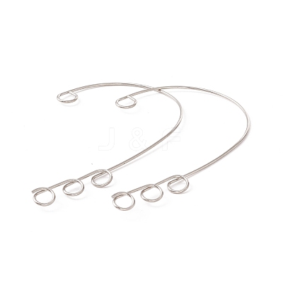 Tarnish Resistant 316 Stainless Steel Ear Cuff Findings STAS-H148-01P-1