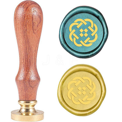 Wax Seal Stamp Set AJEW-WH0131-737-1