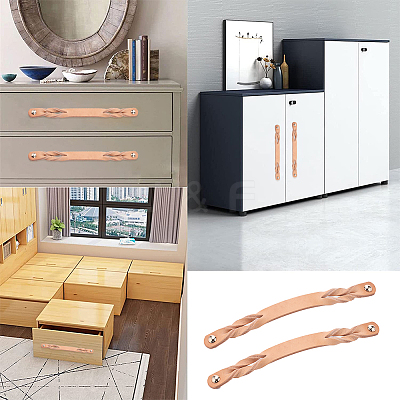 Leather Cabinet Handles Replacement FIND-WH0111-437-1