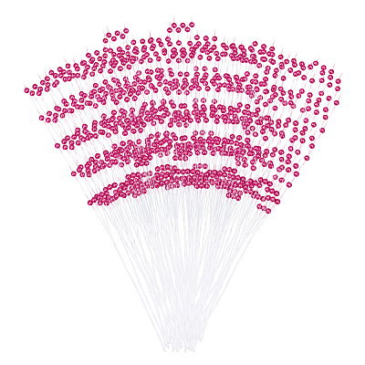 Plastic Imitation Pearl Artificial Flower Bouquet FIND-WH20003-87E-1