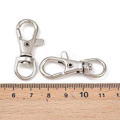 Alloy Swivel Lobster Claw Clasps X-E547Y-1