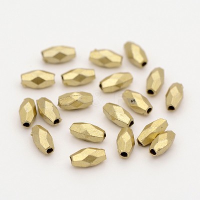 Faceted Rice Matte Style Plastic Beads X-KY-E003-43-1