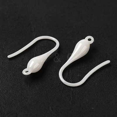 Hypoallergenic Bioceramics Zirconia Ceramic Ear Hooks EJEW-F340-11-1