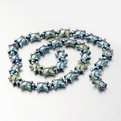 Electroplate Non-magnetic Synthetic Hematite Bead Strands G-F300-52A-07-1