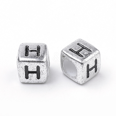 Plated Acrylic Beads PB43C9308-H-1