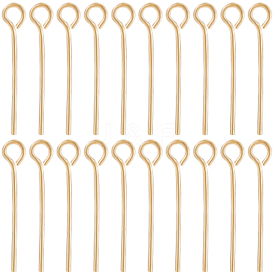 Brass Eye Pins KK-BBC0012-23C-1