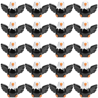 20Pcs Resin Eagle Display Decorations DJEW-SP0001-41-1