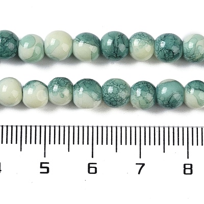 Baking Paint Glass Bead Strands X-GLAA-H031-01A-07-1