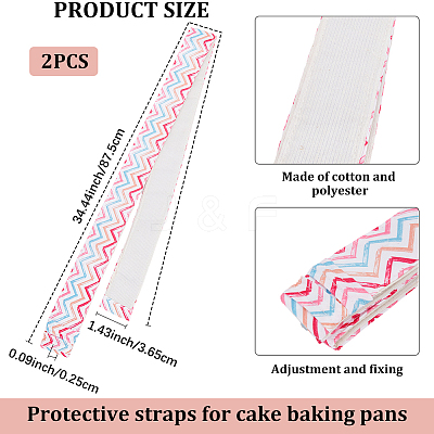 Cloth Baking Strips for Cake Pans FIND-WH20012-40B-1