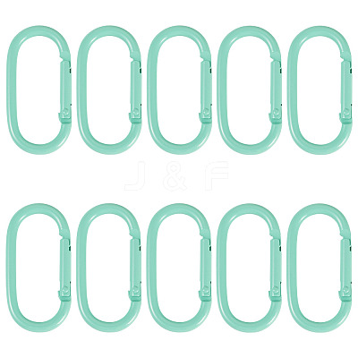 10Pcs Alloy Spring Gate Rings FIND-TA0009-25M-1
