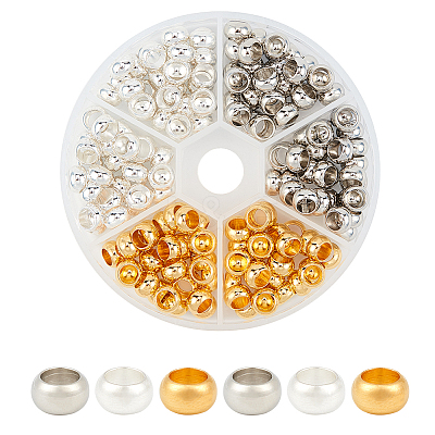 Brass European Beads OPDL-PH0006-01-1