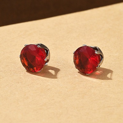 Cubic Zirconia Clip-on Earrings EJEW-L100-01P-09-1