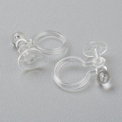 Plastic Clip-on Earring Findings KY-P001-07-1