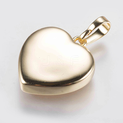 Brass Pendant Cabochon Settings KK-G338-11G-1