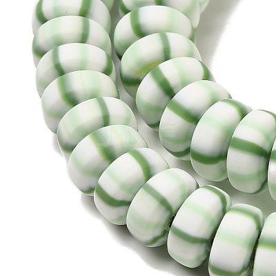 Polymer Clay Beads Strands CLAY-H006-02M-1