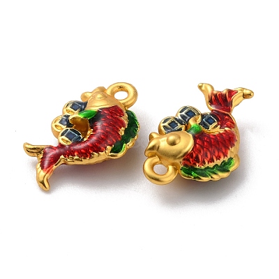 Alloy Enamel Pendants ENAM-B056-09G-1