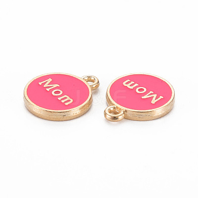 Mother's Day Alloy Enamel Charms ENAM-T016-11A-RS-1