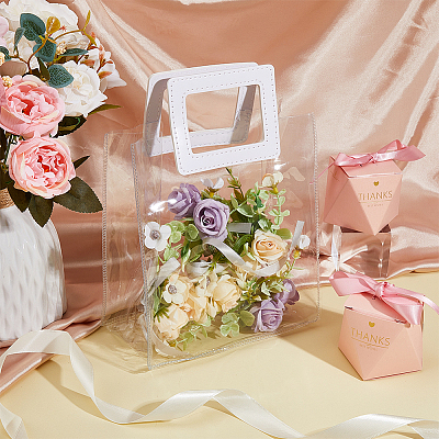 Valentine's Day 15Pcs PVC Plastic Gift Bags ABAG-FH0001-05-1