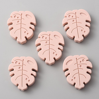 Food Grade Eco-Friendly Silicone Beads LS-SIL-WH0008-28B-1