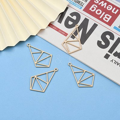 Smooth Surface Alloy Open Back Bezel Pendants PALLOY-S117-153-1