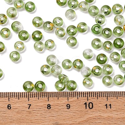 3/0 Baking Paint Transparent Colours Glass Round Beads SEED-L011-13A-06-1