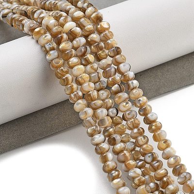 Natural Freshwater Shell Beads Strands BSHE-G038-05-1