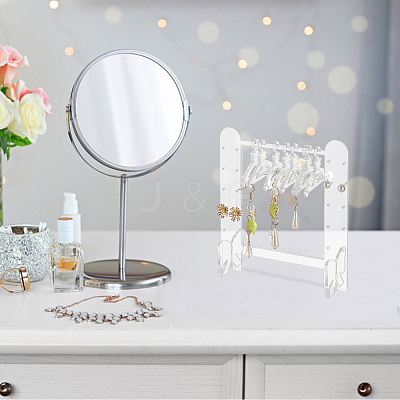 2 Sets Butterfly Acrylic Earring Display Stands EDIS-HY0001-13A-1