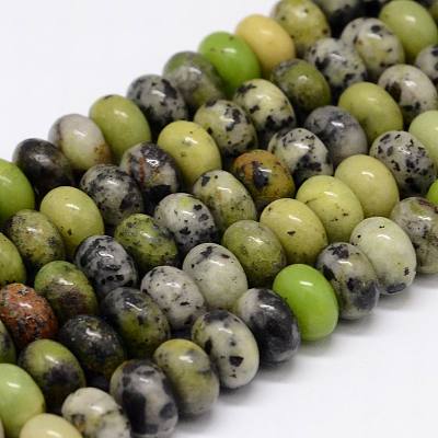 Natural Serpentine Beads Strands G-N0170-001-6.5mm-1